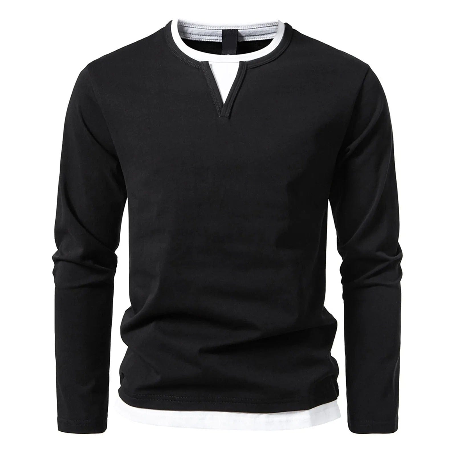 Long Sleeve Henley Tops