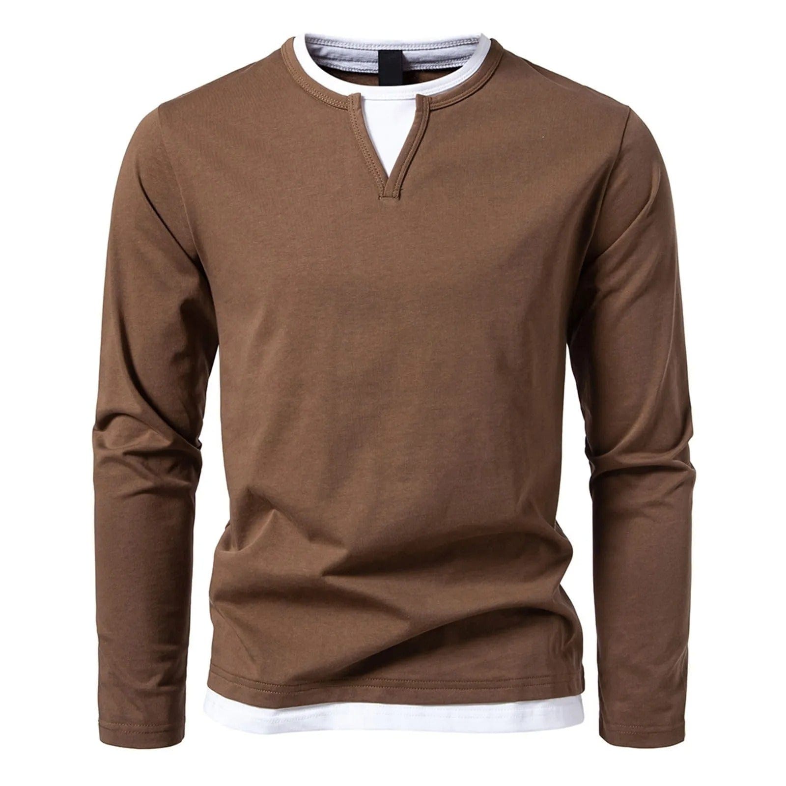 Long Sleeve Henley Tops