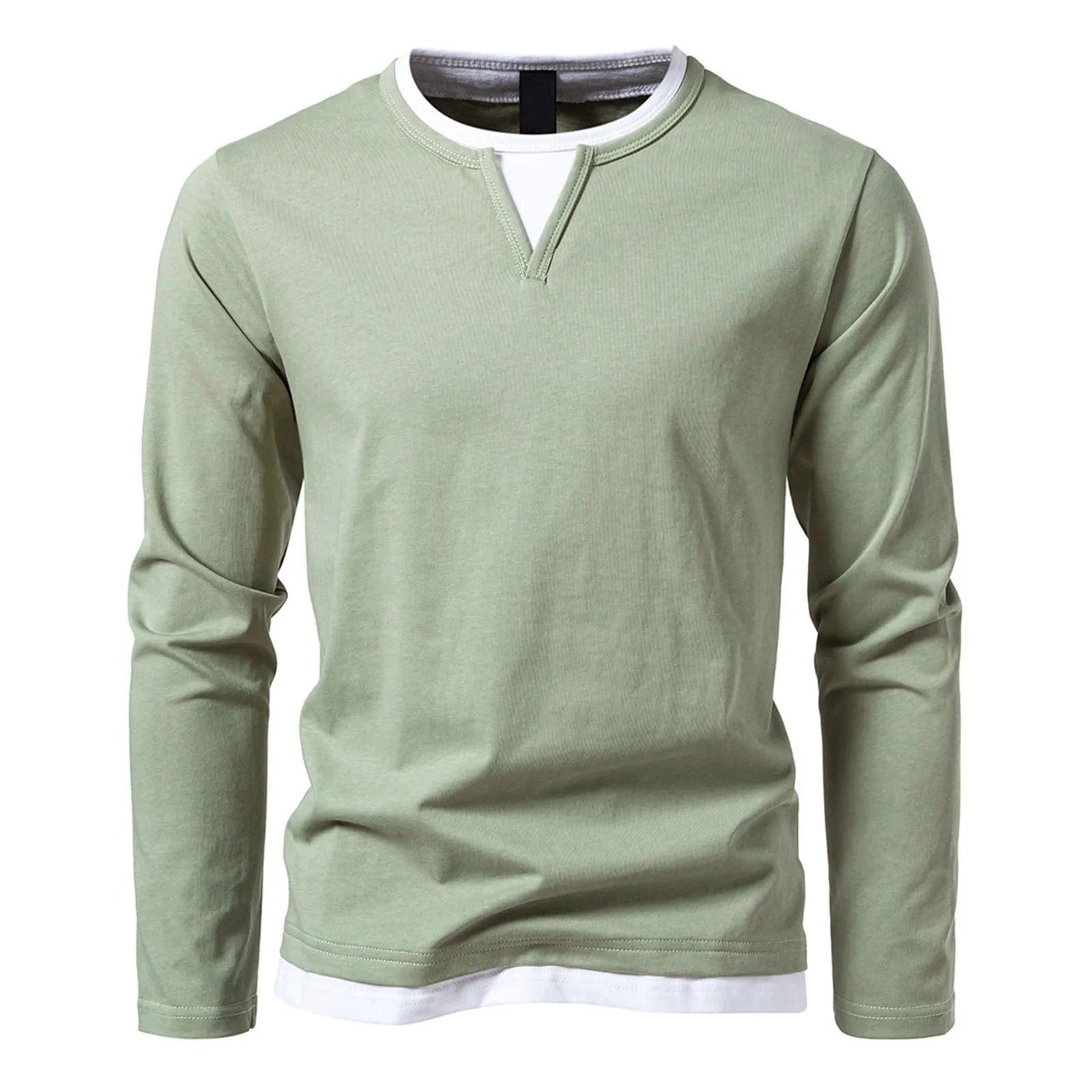Long Sleeve Henley Tops
